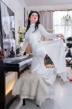 ❤️BÀI CÓ CLIP❤️ THÚY AN XINH SEXY SIÊU PHẨM COSPLAY ÁO DÀI MÚC LIẾM CU ĐÁ BI CỰC DÂM CHIỀU KHÁCH