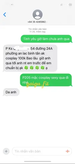 Ảnh đánh giá gái gọi