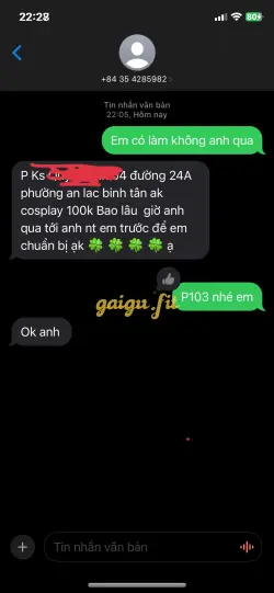 Ảnh đánh giá gái gọi