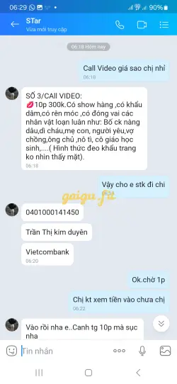 Ảnh đánh giá gái gọi