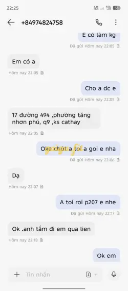 Ảnh đánh giá gái gọi