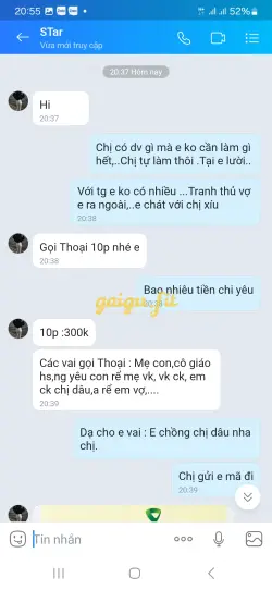Ảnh đánh giá gái gọi